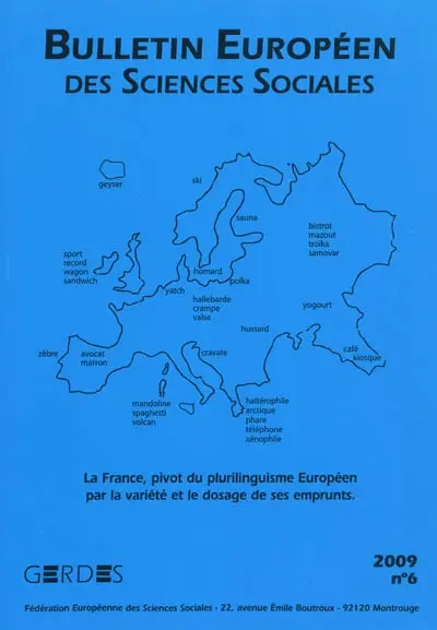 Bulletin européen des sciences sociales, n° 6