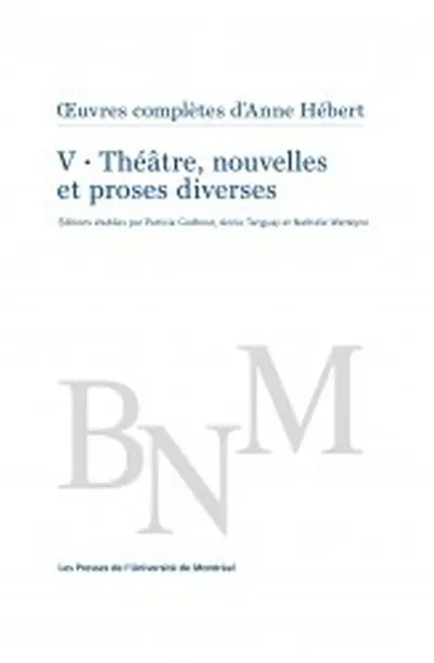 Théâtre, nouvelles et proses diverses 5