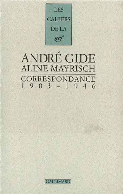 Correspondance 1903-1946