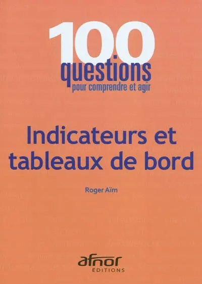 Indicateurs et tableaux de bord
