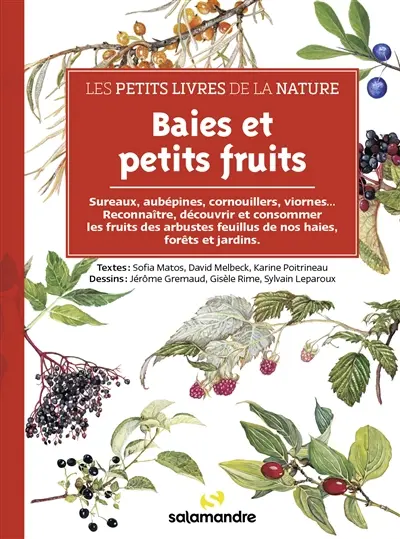 Baies et petits fruits : aubépines, sureaux, cornouillers, viornes... : reconnaître, découvrir et consommer ou non les fruits des arbustes feuillus de nos haies, forêts et jardins