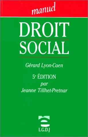 Manuel de droit social : capacité 2e année