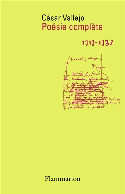 Poésie complète : 1919-1937