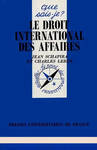 Le Droit international des affaires