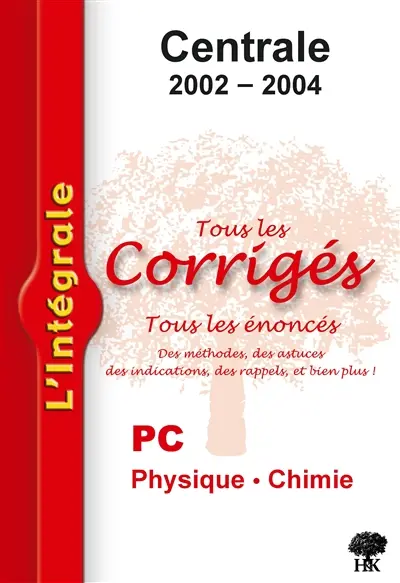 Physique chimie PC : 2002-2004