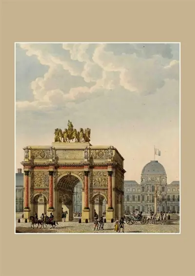 Carnet Blanc, Paris Arc de triomphe du carrousel