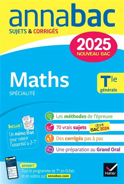Maths spécialité, terminale générale : nouveau bac 2025