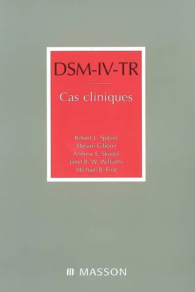 DSM-IV-TR, cas cliniques