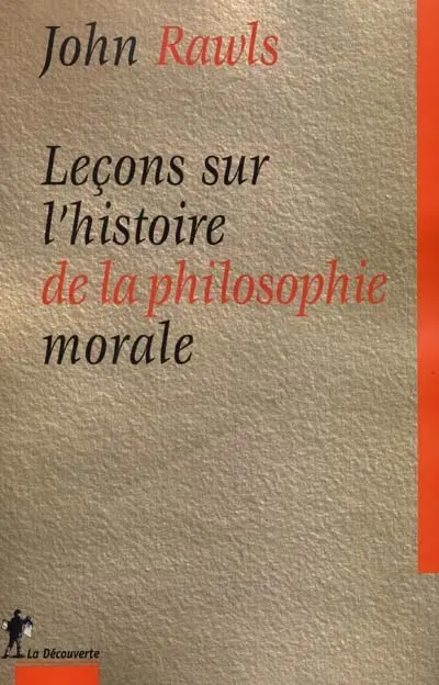 Leçons sur l'histoire de la philosophie morale
