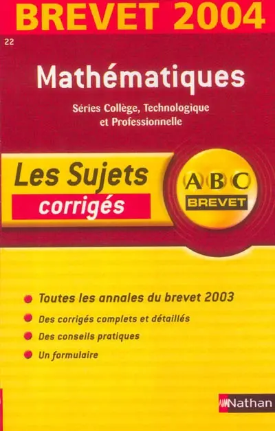 Mathématiques séries collège, technologique et professionnelle