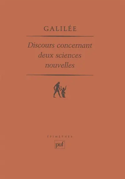 Discours concernant deux sciences nouvelles