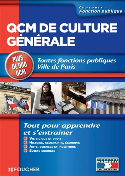 QCM de culture générale : toutes fonctions publiques Ville de Paris