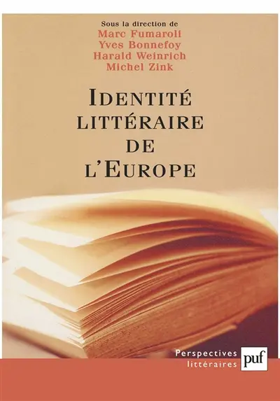 Identité littéraire de l'Europe : unité et multiplicité