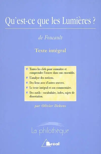 Qu'est-ce que les lumières ?, Michel Foucault : texte intégral