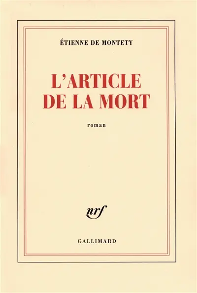 L'article de la mort