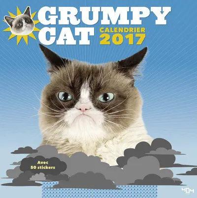 Grumpy cat : calendrier 2017