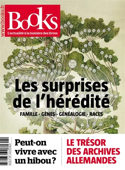 Books, n° 101. Les surprises de l'hérédité : famille, gènes, généalogie, races