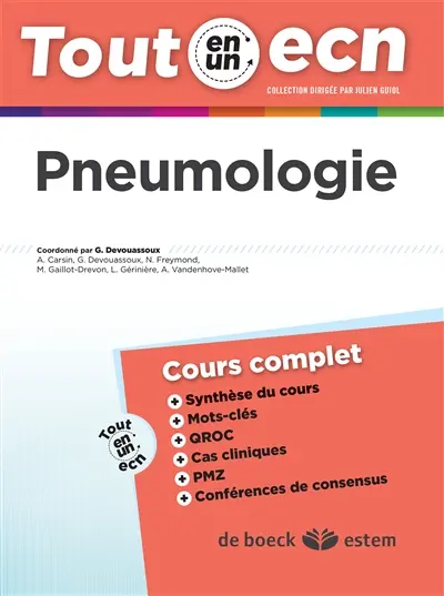 Pneumologie : cours complet