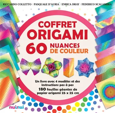 Coffret origami : 60 nuances de couleur