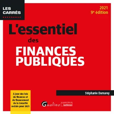 L'essentiel des finances publiques 2021