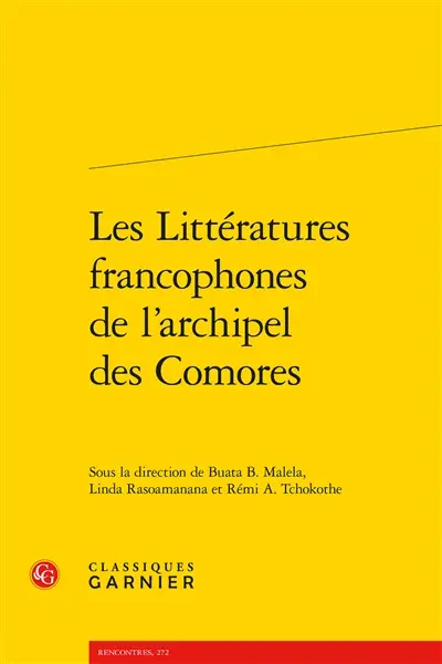 Les littératures francophones de l'archipel des Comores