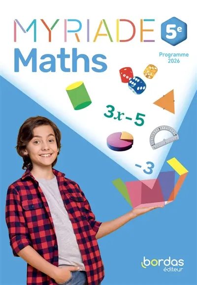 Maths 5e : programme 2026
