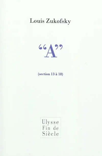 A. Sections 13 à 18