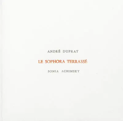 Le sophora terrassé