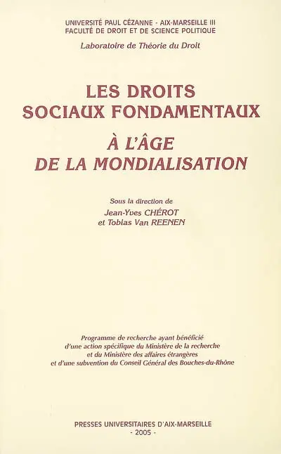 Les droits sociaux fondamentaux à l'âge de la mondialisation