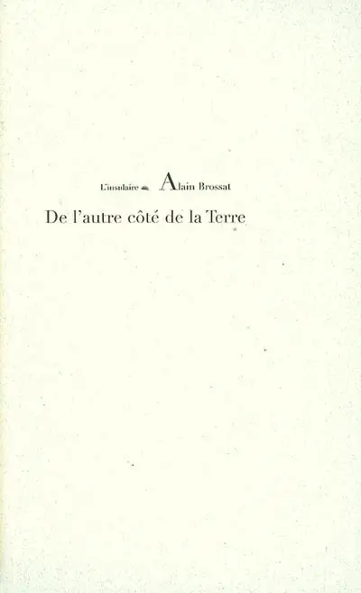 De l'autre côté de la Terre : Taïwan, Japon, novembre 2005-février 2006