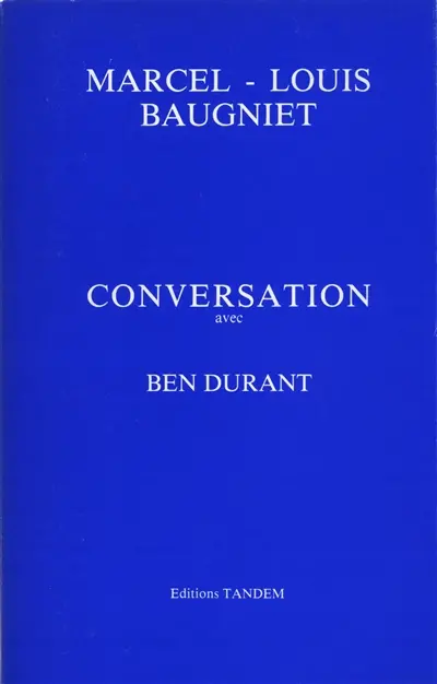 Conversation avec Ben Durant