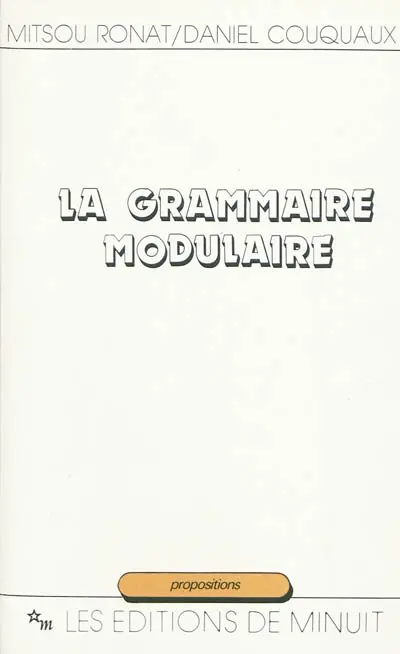 La grammaire modulaire