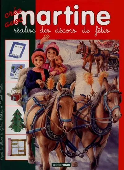 Crée avec Martine, réalise des décors de fête