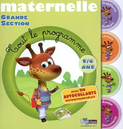 Maternelle, grande section : 5-6 ans
