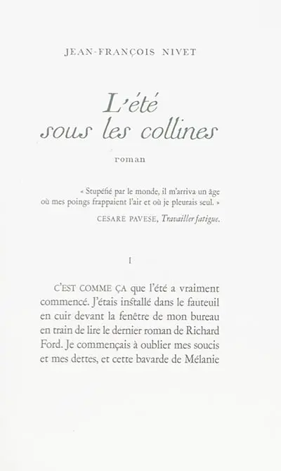 L'été sous les collines