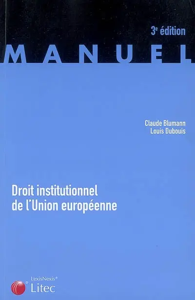 Droit institutionnel de l'Union européenne