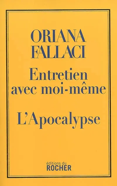 Entretien avec moi-même. L'apocalypse