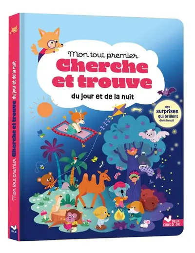 Mon tout premier cherche et trouve du jour et de la nuit : des surprises qui brillent dans la nuit