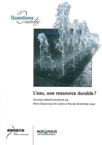 L'eau, une ressource durable ?