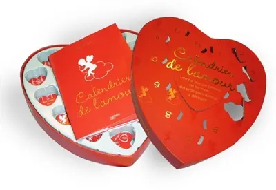 Calendrier de l'amour : une par jour, par semaine ou par mois : des promesses d'amour à découvrir