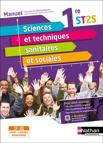 Sciences et techniques sanitaires et sociales, 1re ST2S