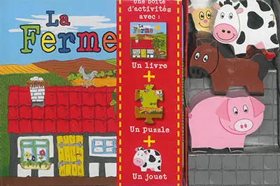 La ferme : un livre, un puzzle, un jouet