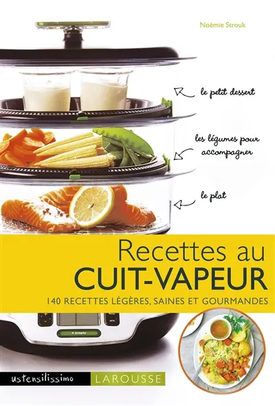 Recettes au cuit-vapeur : 140 recettes légères, saines et gourmandes