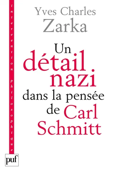 Un détail nazi dans la pensée de Carl Schmitt : la justification des lois de Nuremberg du 15 septembre 1935. La constitution de la liberté (1er octobre 1935). La législation national-socialiste et la réserve de l'ordre public dans le droit privé international (28 novembre 1935)