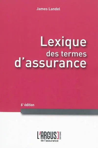 Lexique des termes d'assurance