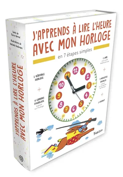 J'apprends à lire l'heure avec mon horloge en 7 étapes simples