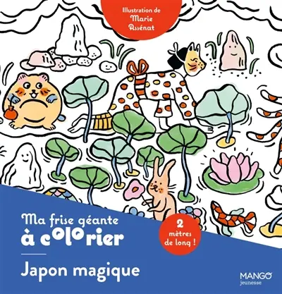 Japon magique : ma frise géante à colorier