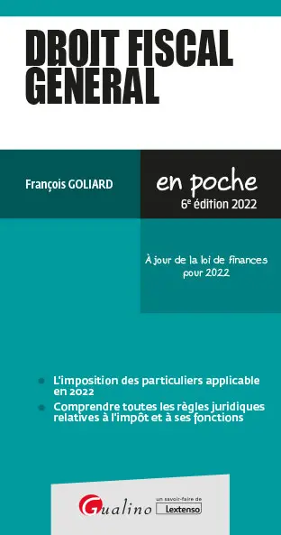 Droit fiscal général 2022
