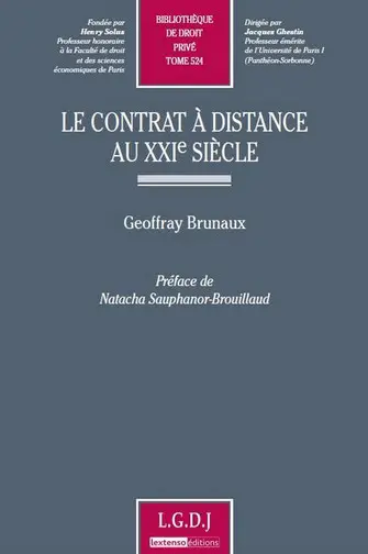 Le contrat à distance au XXIe siècle