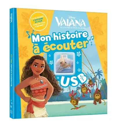 Vaiana, la légende du bout du monde : mon histoire à écouter USB